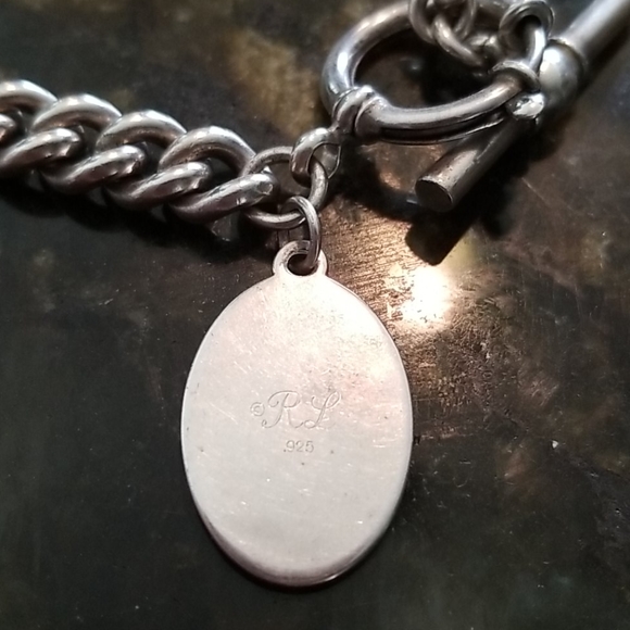 COPY - Ralph Lauren Sterling Silver Toggle Necklace - Picture 2 of 4